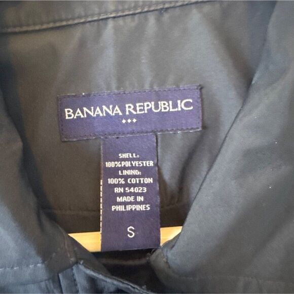 Banana Republic Womens Navy Button-Up Jacket S - Picture 4 of 4